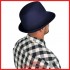 Мужская фетровая шляпа Федора 3