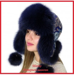 Женская шапка в русском стиле