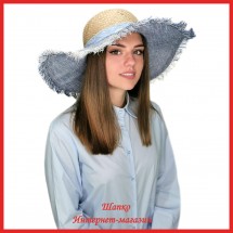 Легкая летняя шляпа Милочка