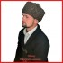 Мужская зимняя шапка-ушанка из каракуля